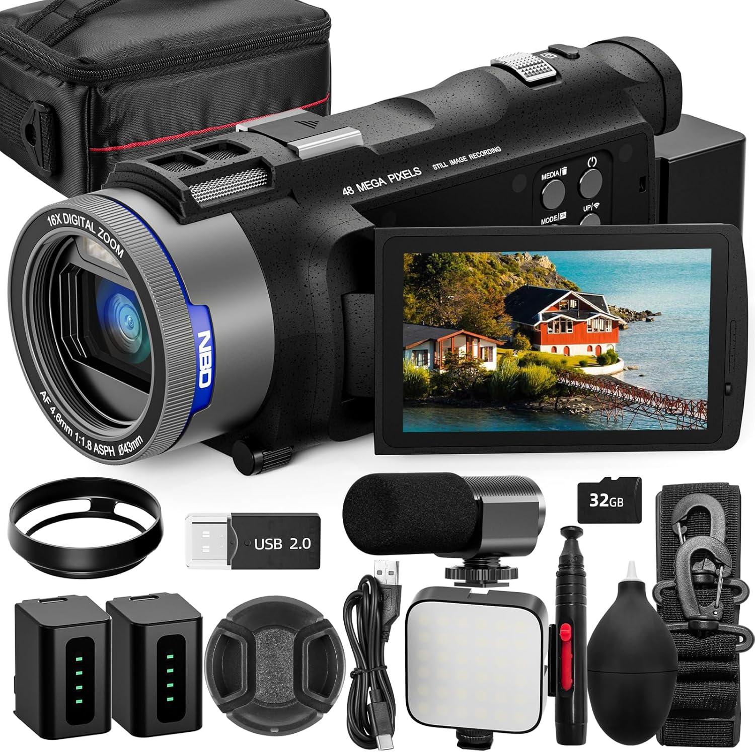 Japanese Lifestyle Images - NBD 4K Camcorder Video Camera with
