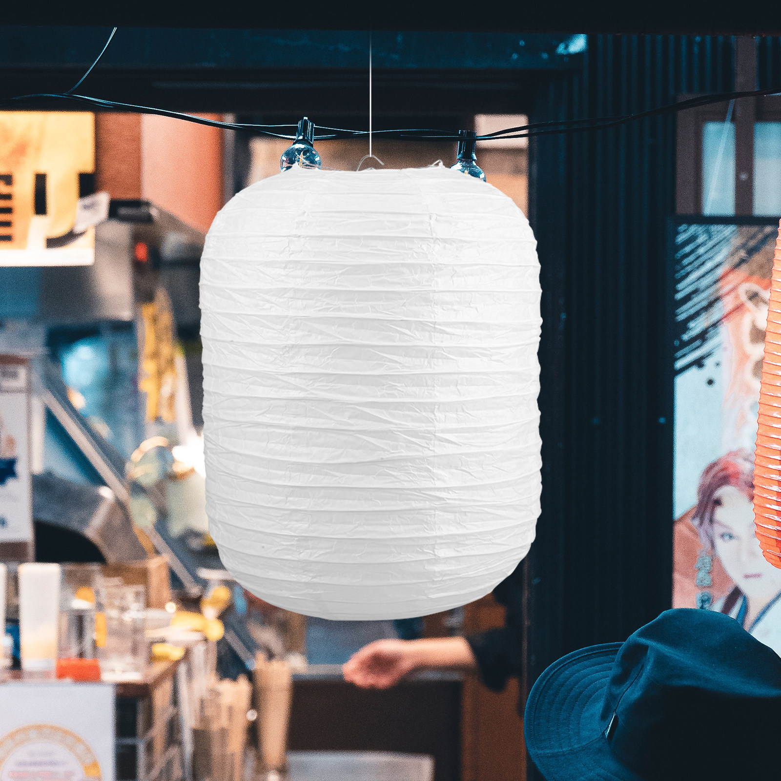 Japanese Lantern Paper - Paper Lantern Lampshade Japanese Chinese Folding