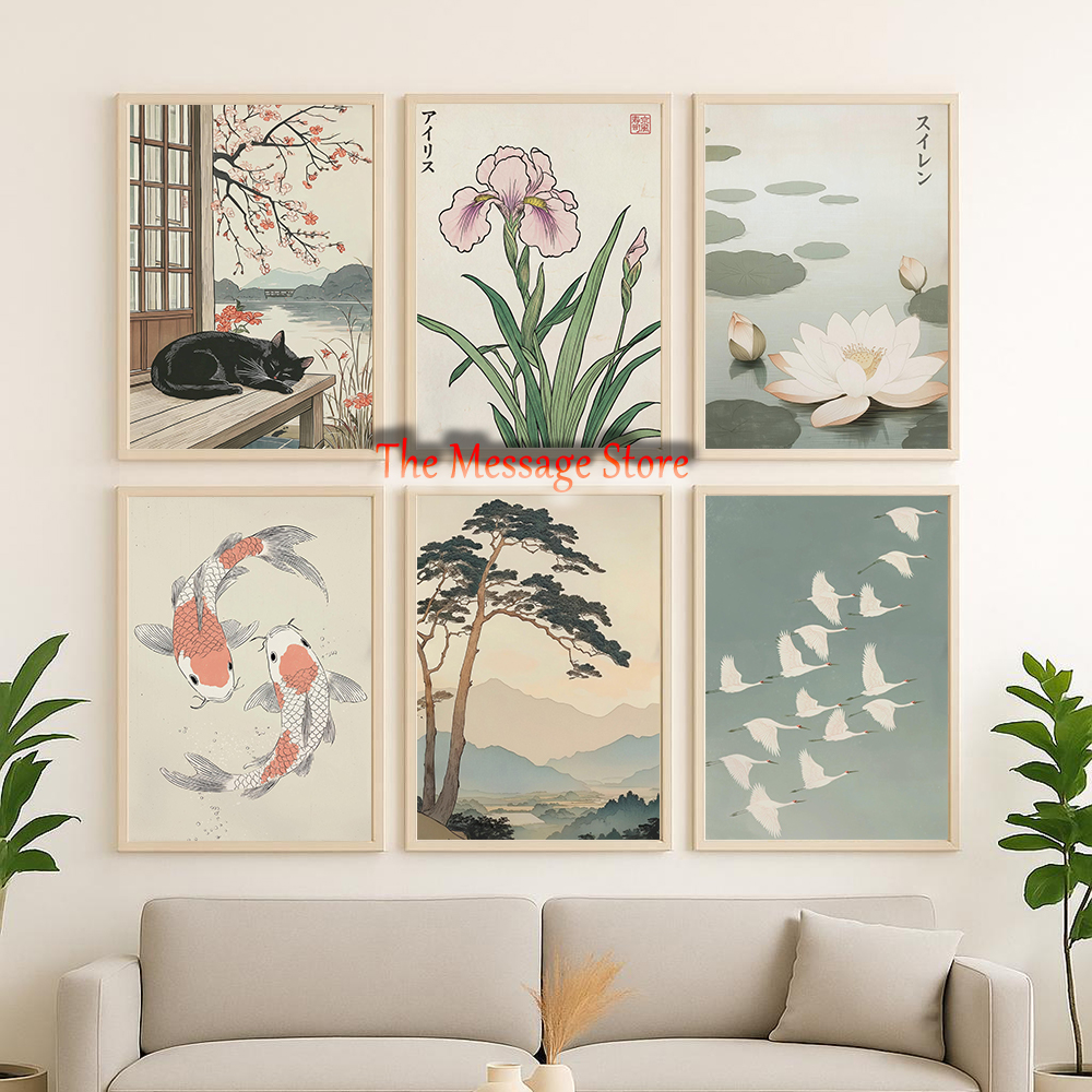 Japanese Zen Lifestyle - Japandi Wabi Sabi Elegant Vintage Landscape