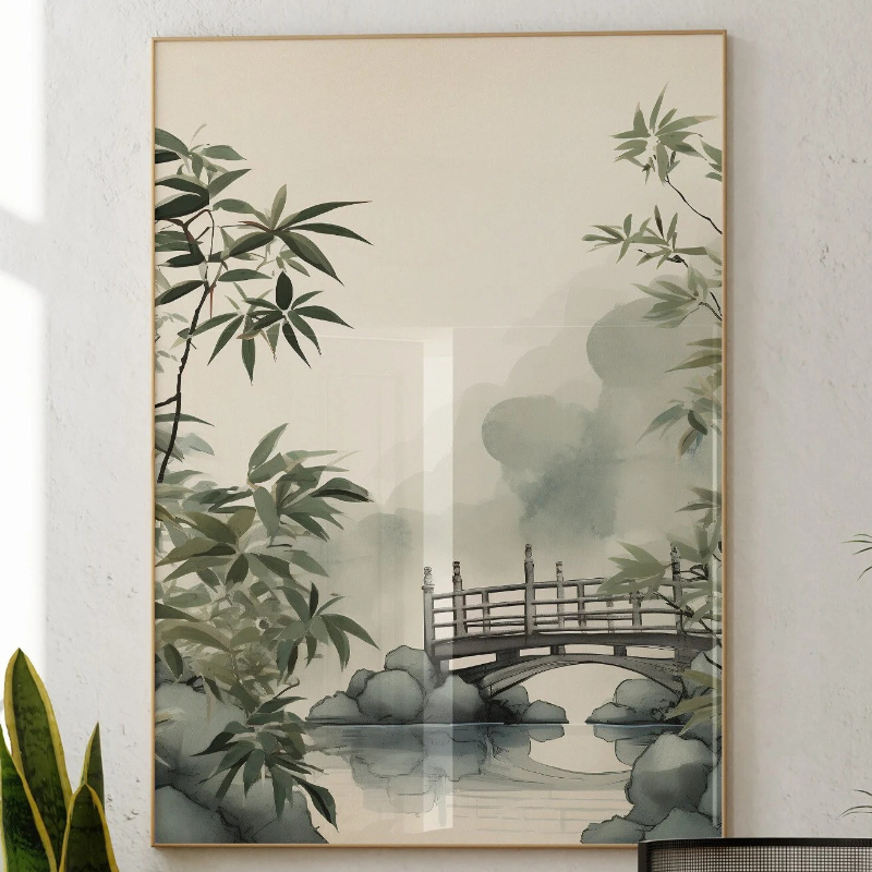Japandi Wall Art Minimal Botan – обзор и цена Japanese Zen Lifestyle