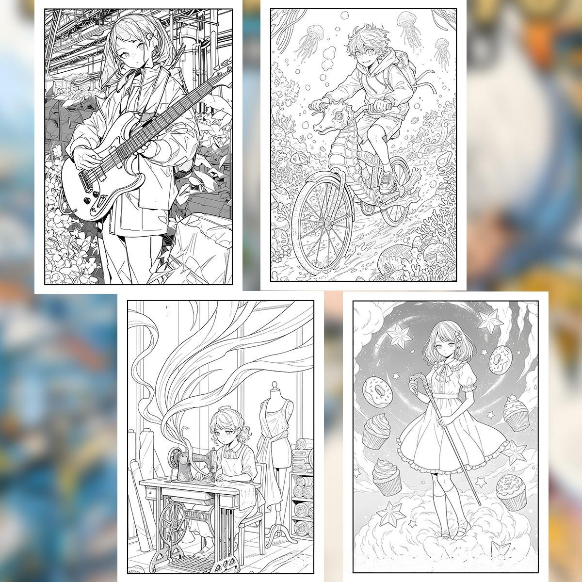 Life in Tokyo Coloring Book 24 – обзор и цена Japanese Lifestyle Book
