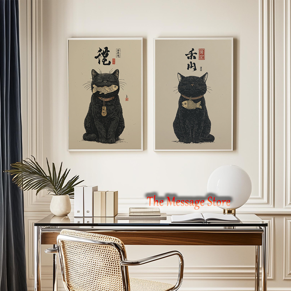Black Lucky Cat Ukiyo-e Japane – обзор и цена Japanese Lifestyle In Japanese