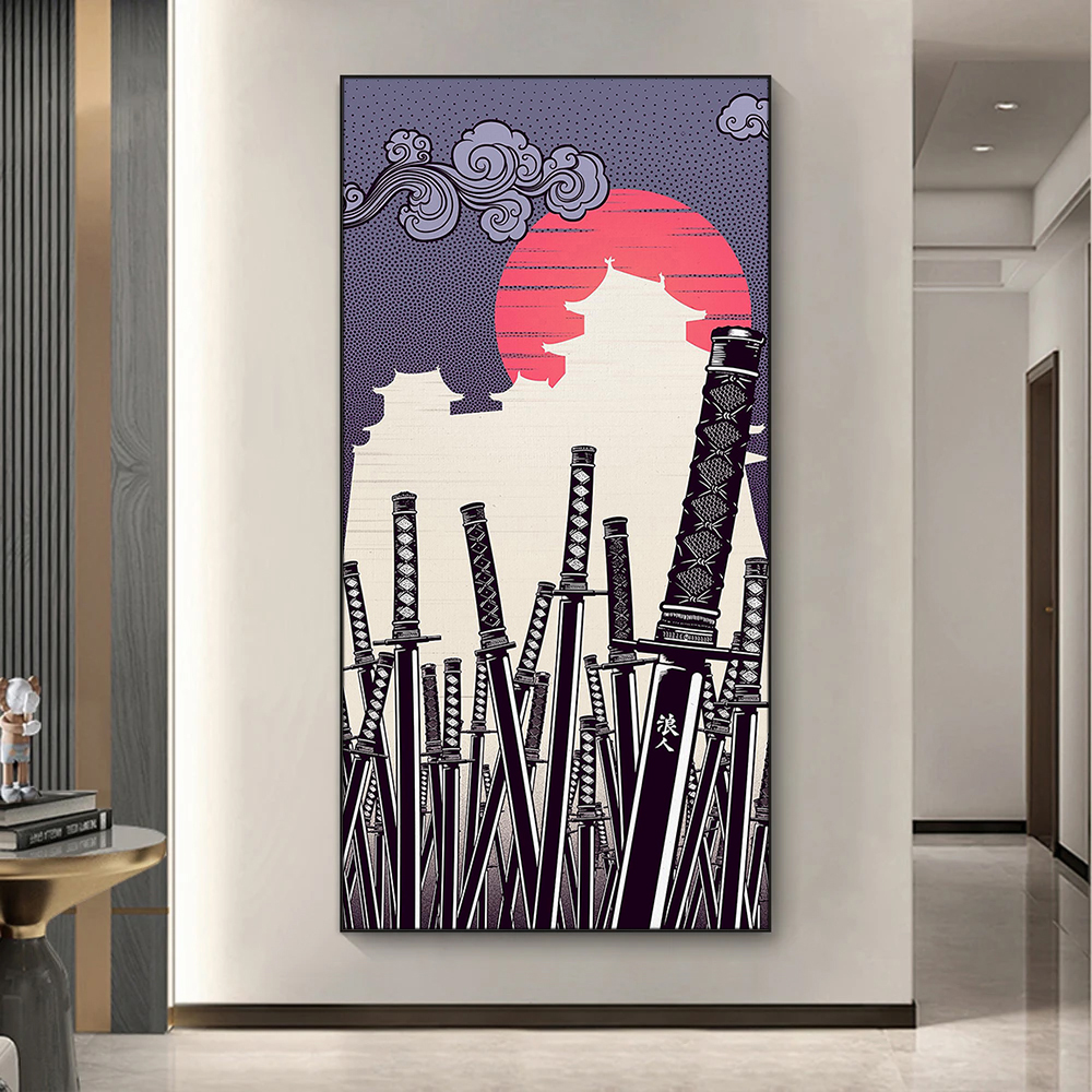 Japanese Katana Canvas Paintin – обзор и цена Japanese Lifestyle In Japanese
