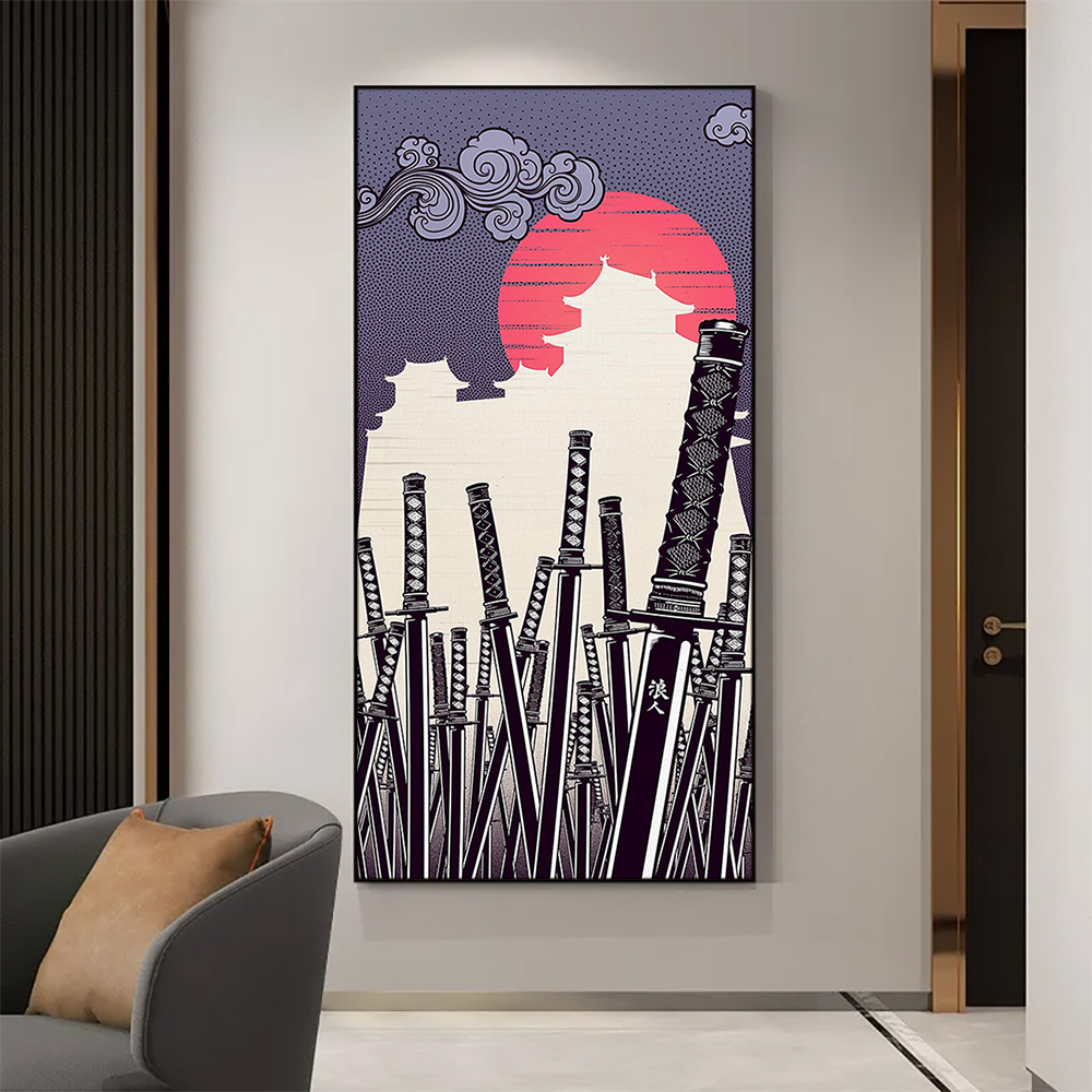 Japanese Katana Canvas Paintin – обзор и цена Japanese Lifestyle In Japanese