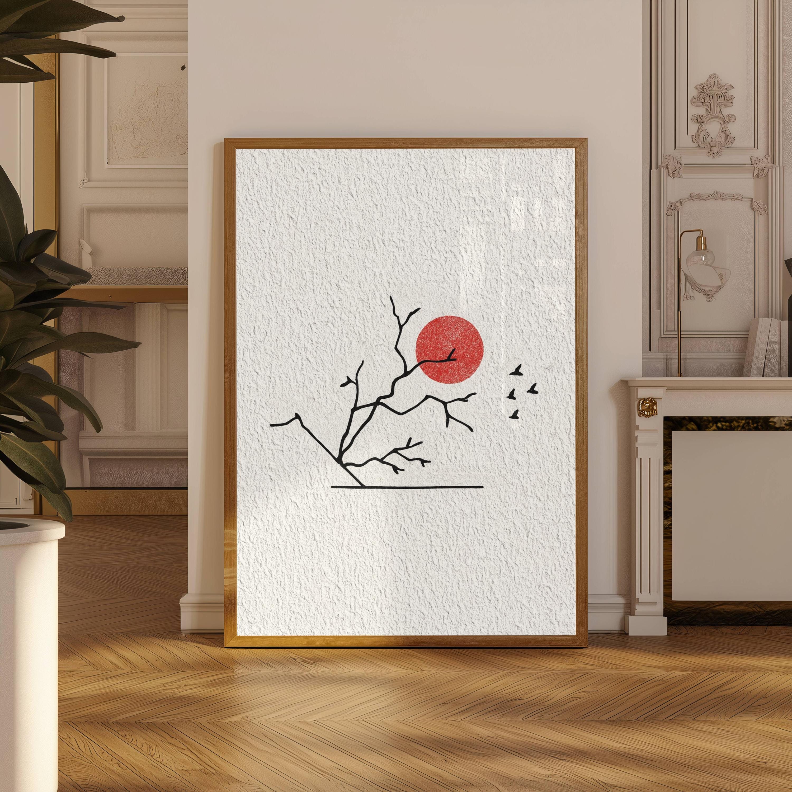 Minimalist Japanese Ink Poster – обзор и цена Japanese Zen Lifestyle