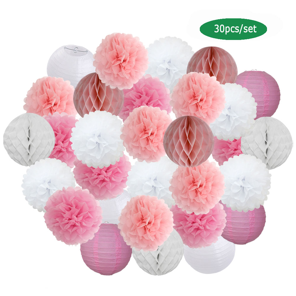 30pcs/Set Holiday Festival Dec – обзор и цена Japanese Lantern Paper