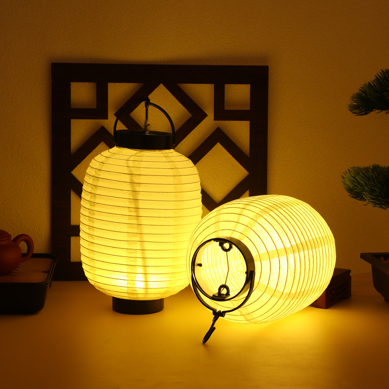 2Pcs Japanese Folding Lantern  – обзор и цена Japanese Lantern Paper