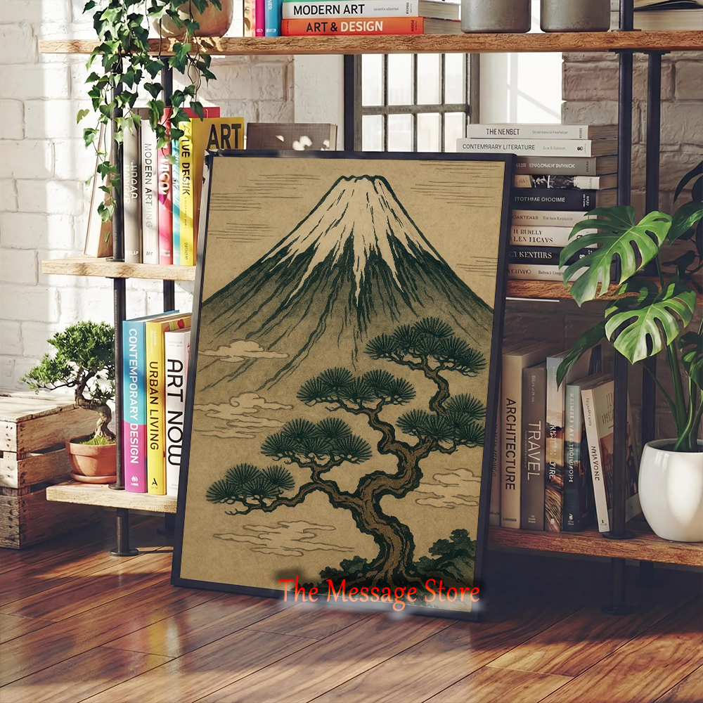 Retro Fuji Japanese Landscape  – обзор и цена Japanese Zen Lifestyle
