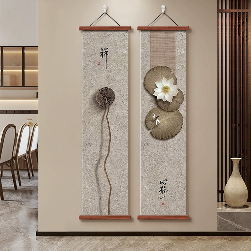 Japanese Style Zen Lotus Wall  – обзор и цена Japanese Zen Lifestyle