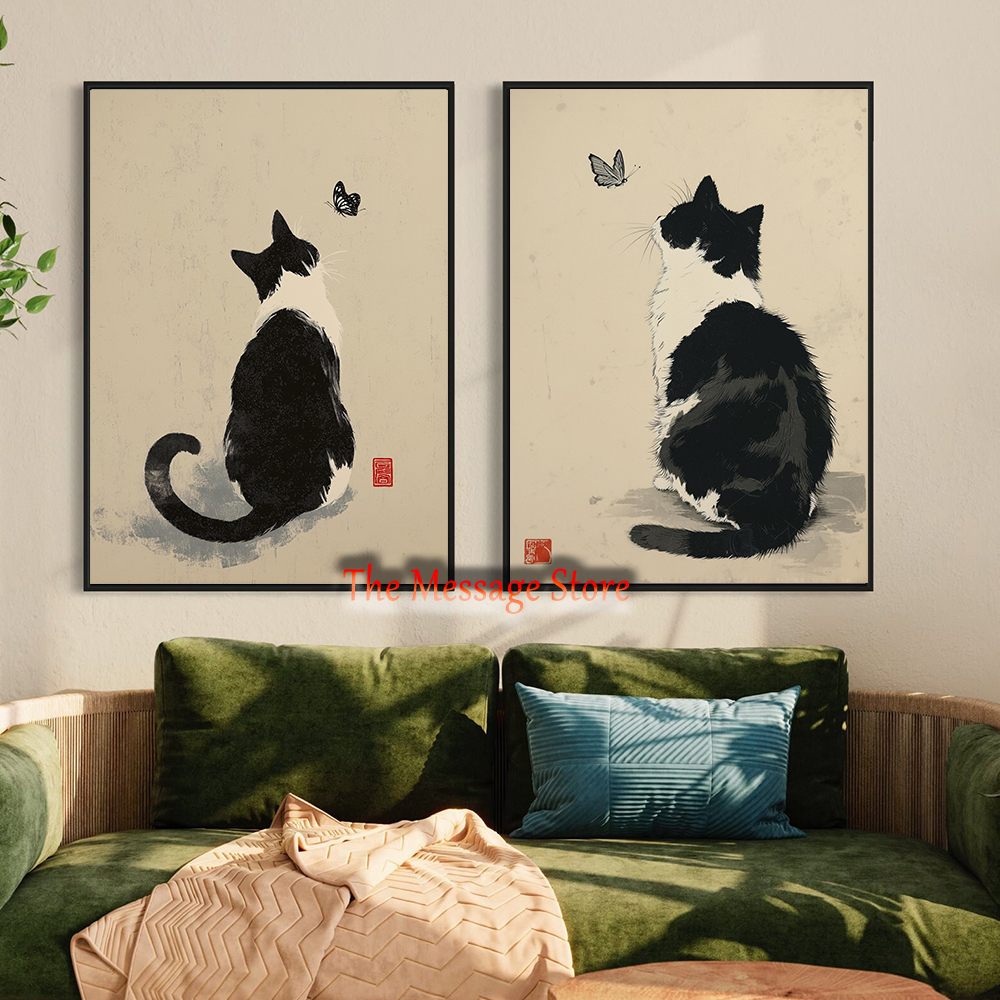 Black Cow Cat Japanese Minimal – обзор и цена Japanese Zen Lifestyle