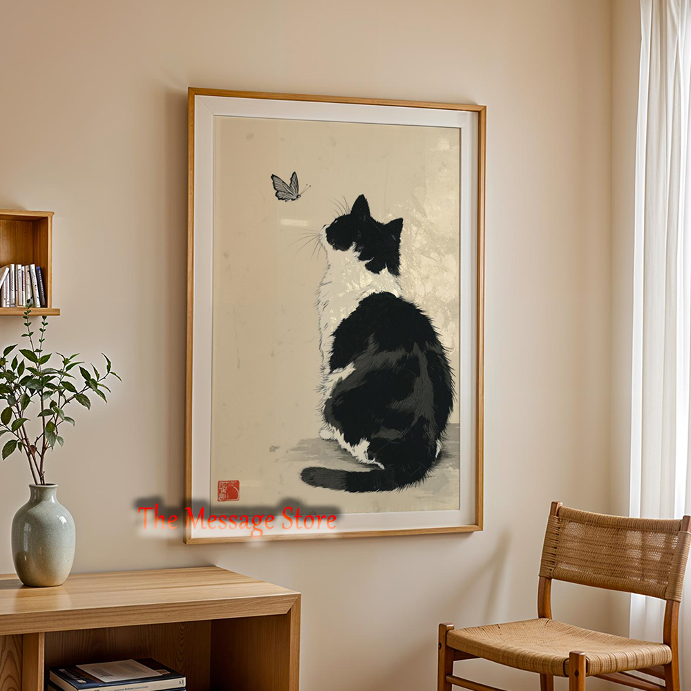 Black Cow Cat Japanese Minimal – обзор и цена Japanese Zen Lifestyle