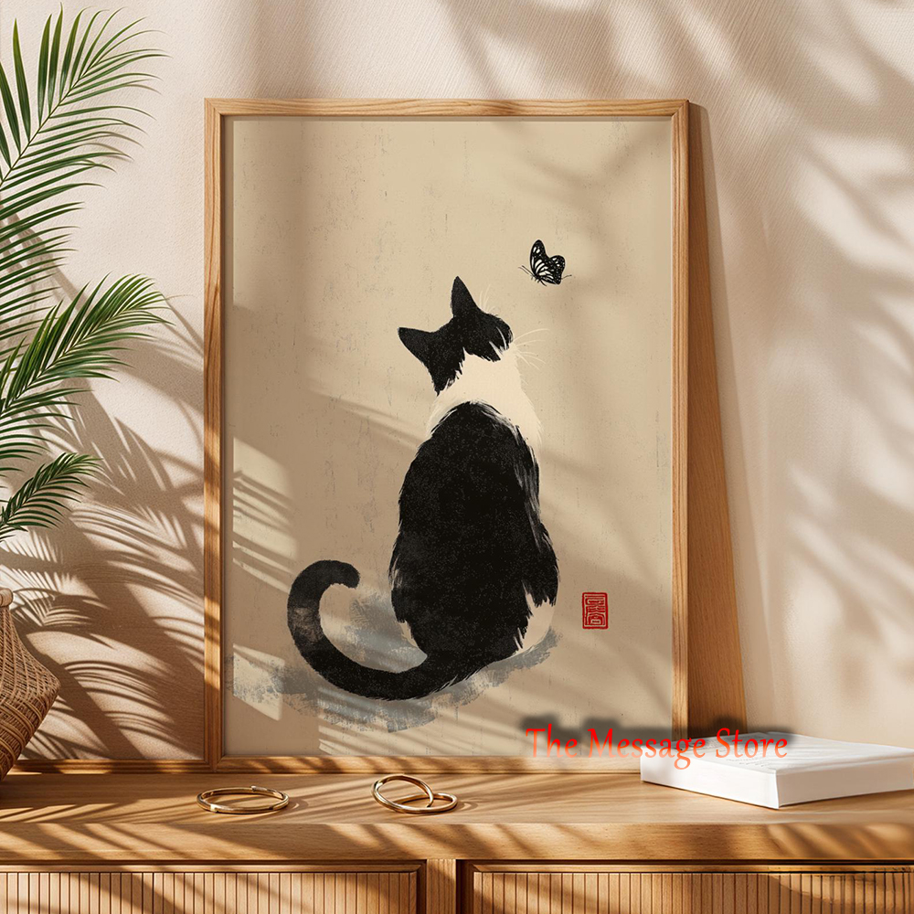 Black Cow Cat Japanese Minimal – обзор и цена Japanese Zen Lifestyle