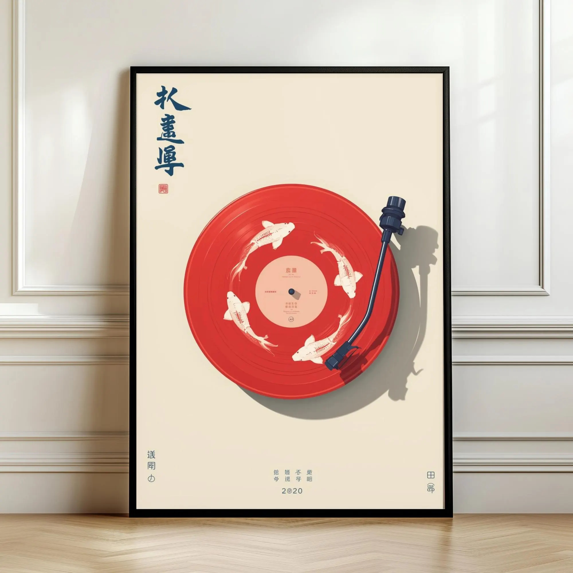 Yin Yang Koi Poster, Koi Fish  – обзор и цена Japanese Zen Lifestyle