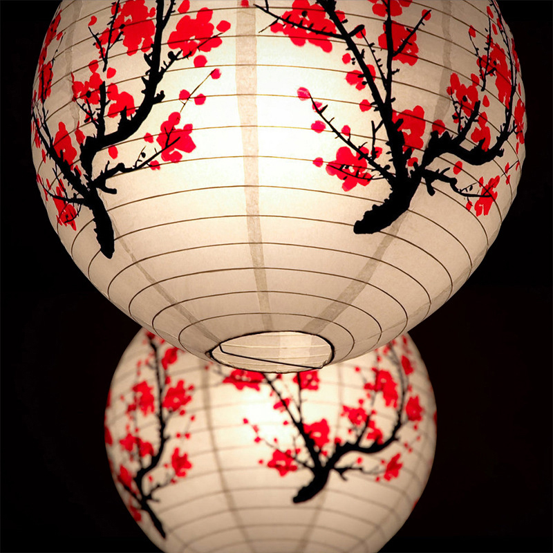 1PC Plum Blossom Paper Lantern – обзор и цена Japanese Lantern Paper