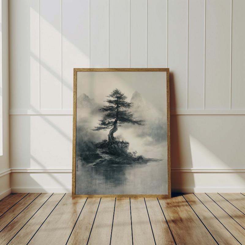 Japanese Ink Style Zen Bonzai  – обзор и цена Japanese Zen Lifestyle
